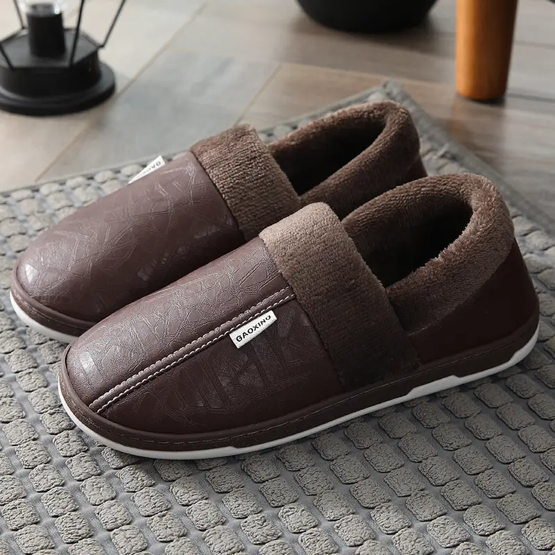 Cotton Moon Shoes Lightweight and Soft Feeling Shoes Women's Thick-soled Shoes Autumn and Winter Home Indoor Couple's New Warm Shoes Warm - Image 3