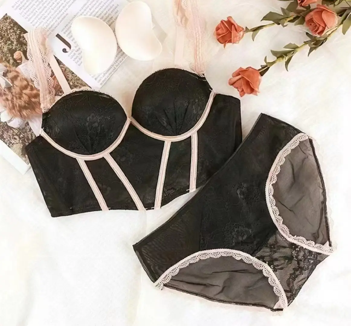 Adjustable Push-Up French Style Bra for Women — feature 16