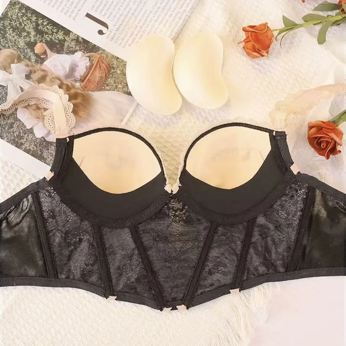 Adjustable Push-Up French Style Bra for Women — feature 19