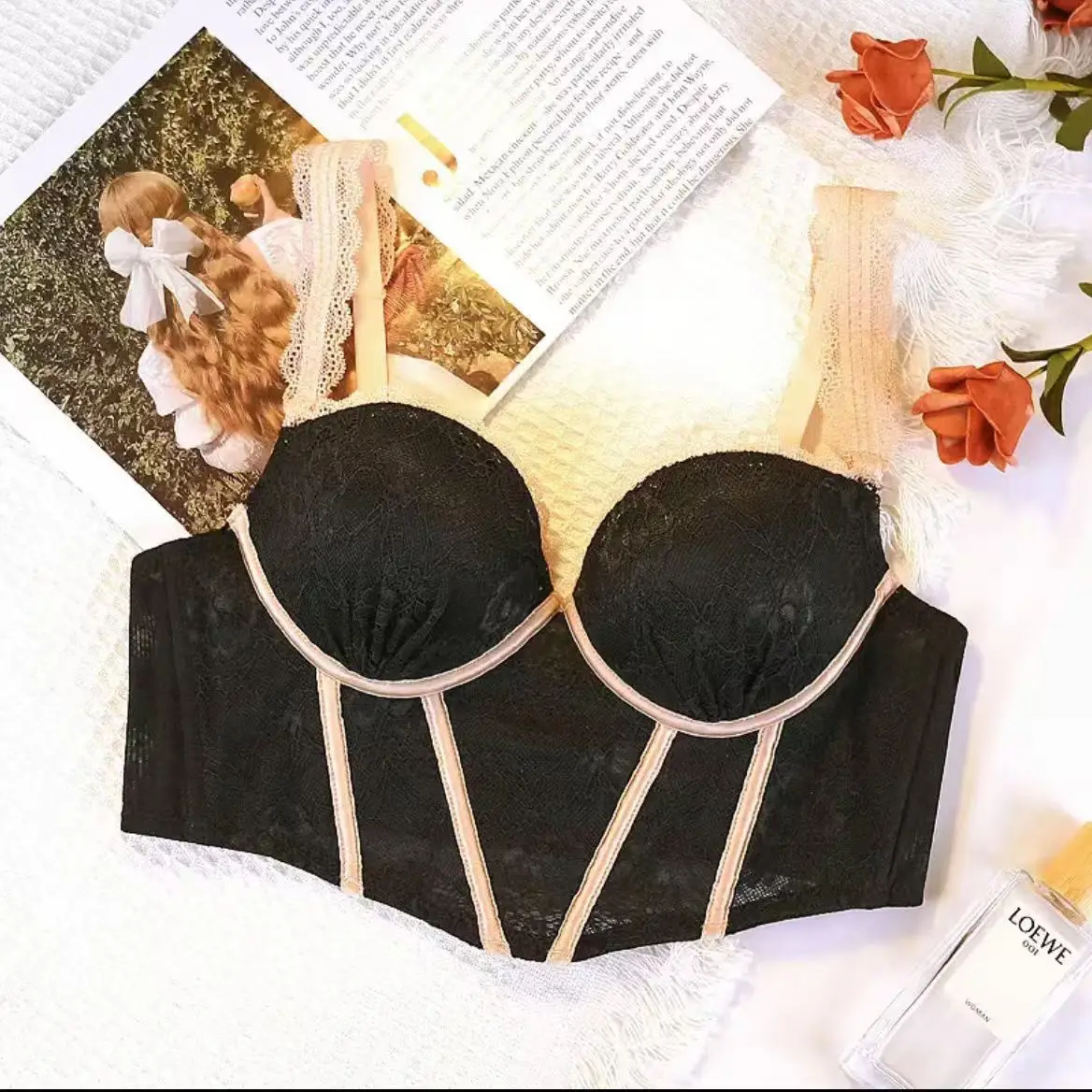 Adjustable Push-Up French Style Bra for Women — feature 22