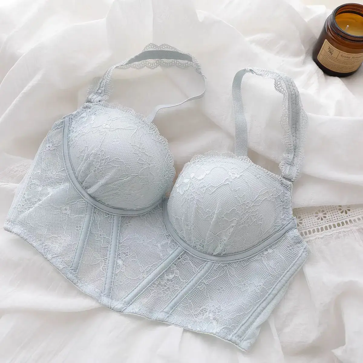 Adjustable Push-Up French Style Bra for Women - Image 2