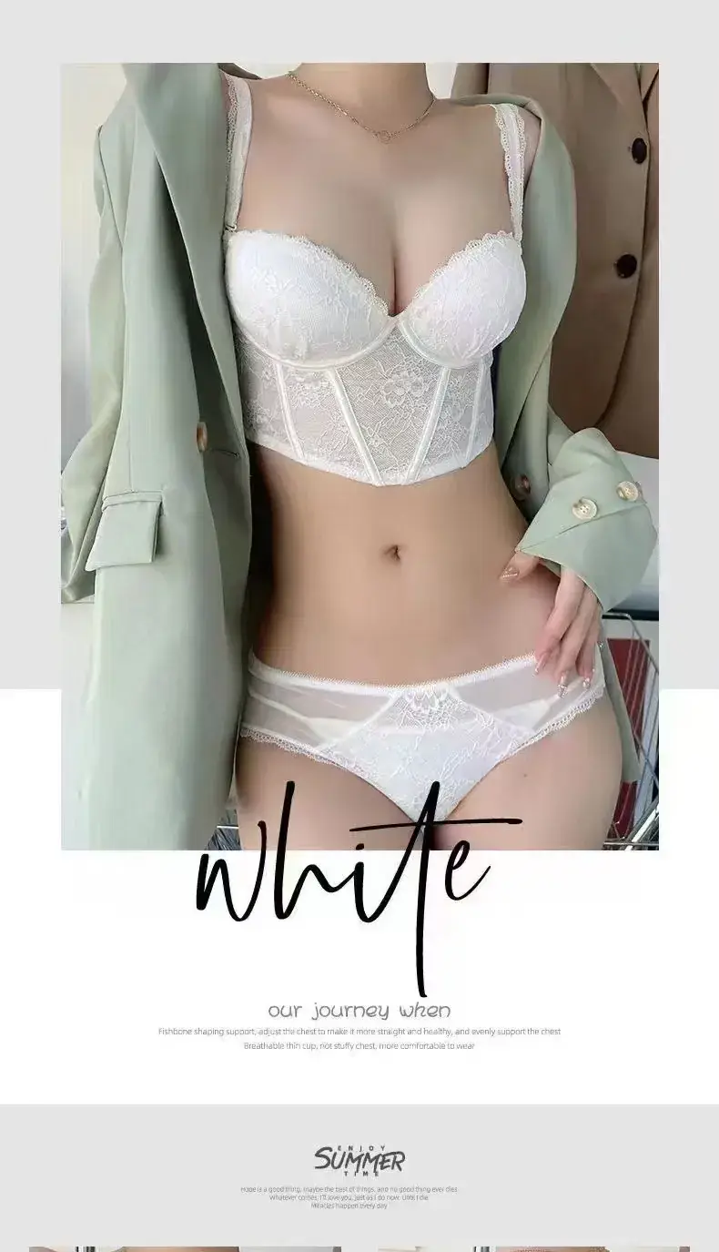 Adjustable Push-Up French Style Bra for Women - Image 7