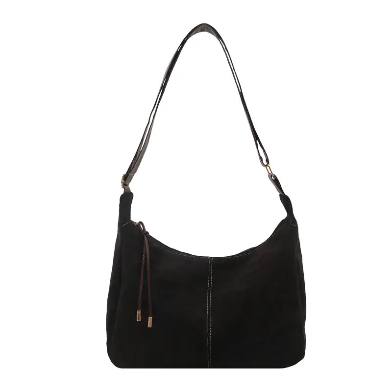 Black Retro Shoulder Messenger Bag for Women 2024 - Image 5