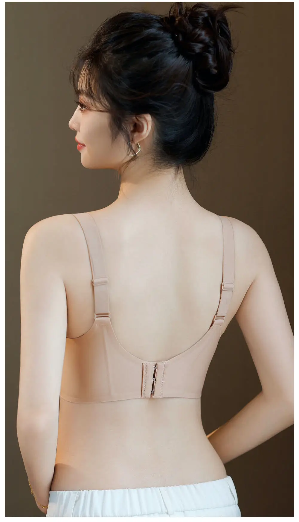 White Full Pin Pull-Up Bra for Women — feature 27