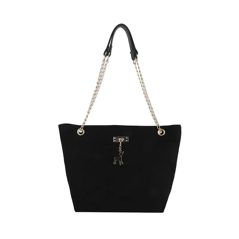 Vintage Chain Shoulder Bag Women 2024 Winter New Style