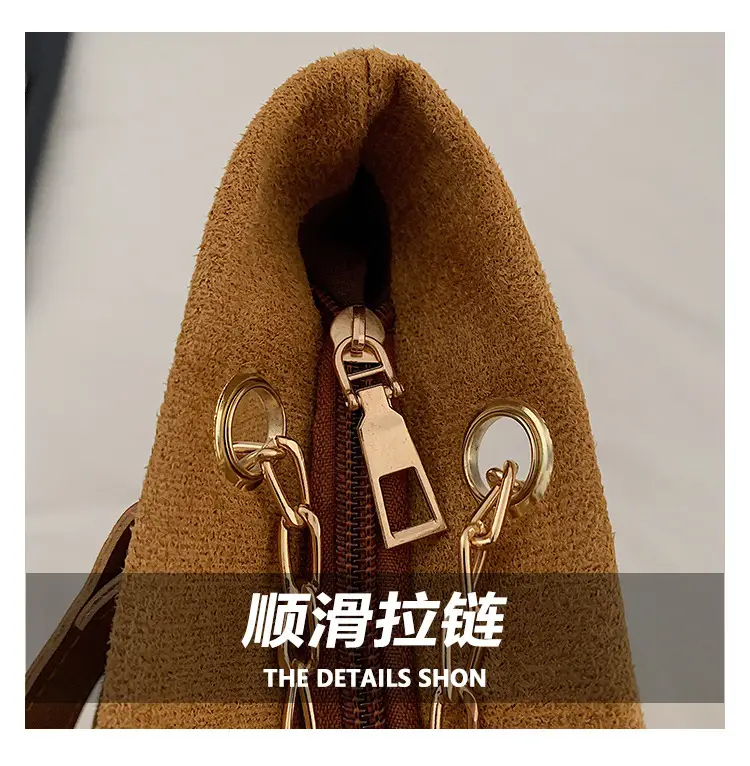 Vintage Chain Shoulder Bag Women 2024 Winter New Style — feature 10