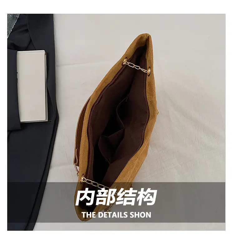 Vintage Chain Shoulder Bag Women 2024 Winter New Style — feature 11
