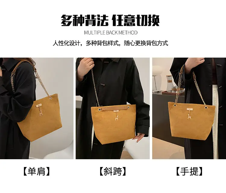 Vintage Chain Shoulder Bag Women 2024 Winter New Style — feature 14