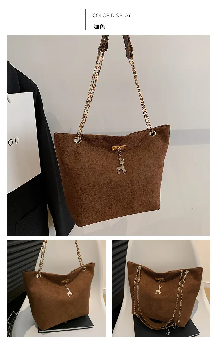 Vintage Chain Shoulder Bag Women 2024 Winter New Style — feature 16