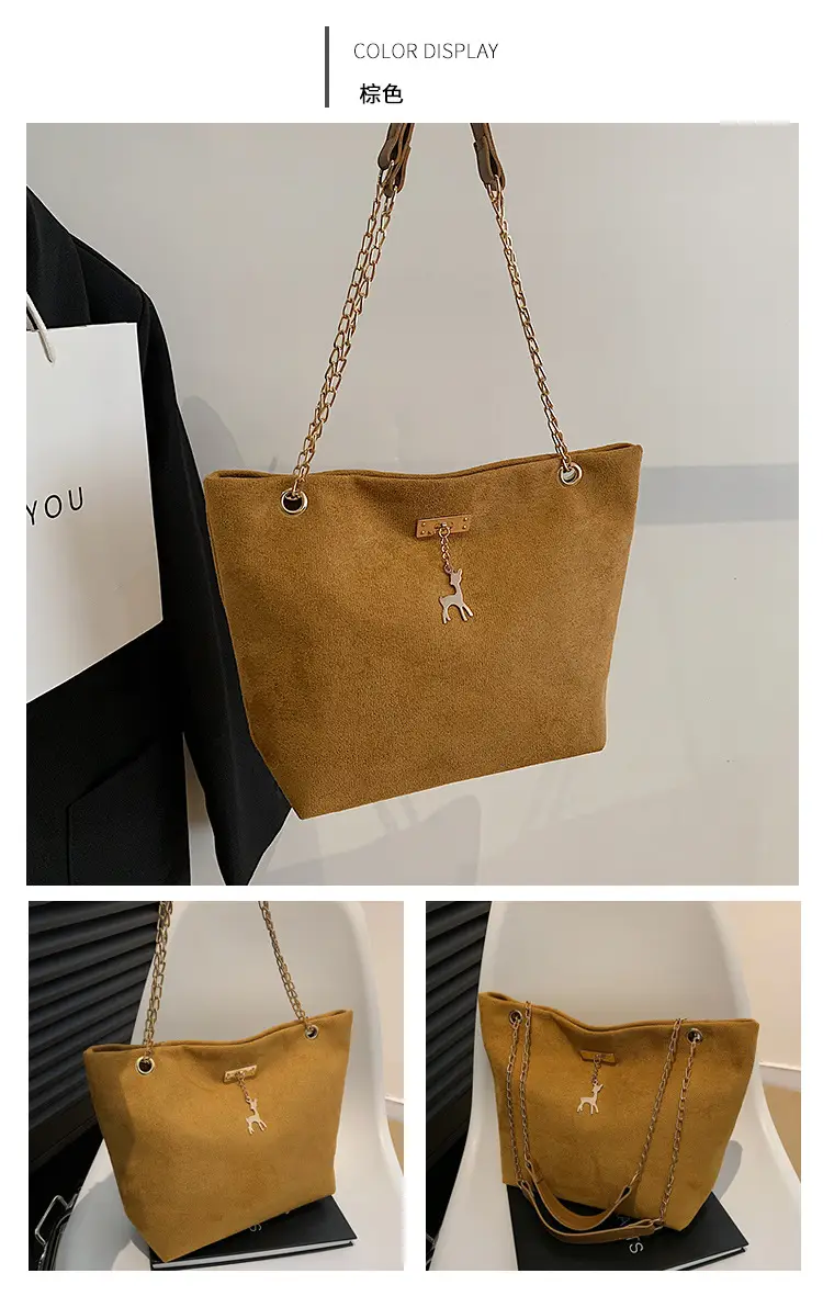 Vintage Chain Shoulder Bag Women 2024 Winter New Style — feature 17