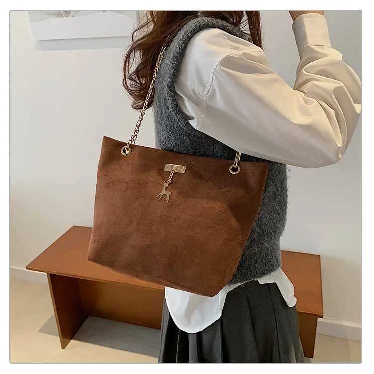 Vintage Chain Shoulder Bag Women 2024 Winter New Style — feature 19