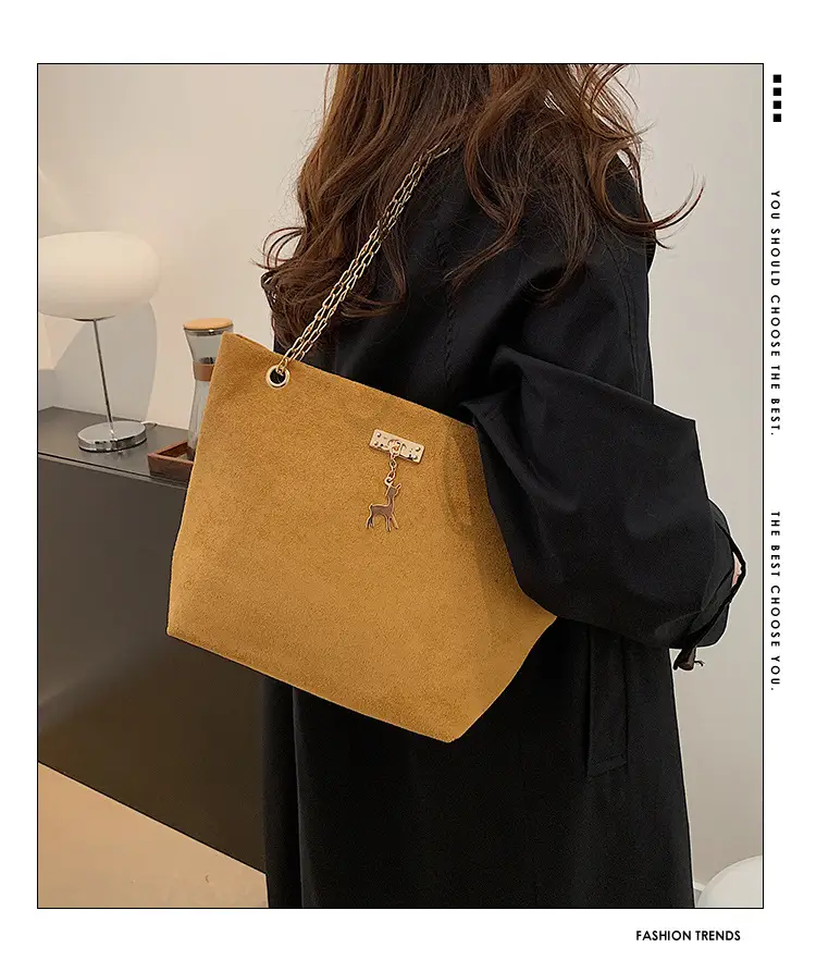 Vintage Chain Shoulder Bag Women 2024 Winter New Style — feature 2