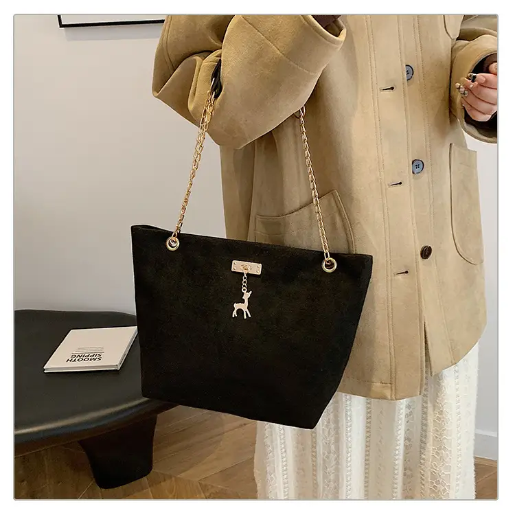 Vintage Chain Shoulder Bag Women 2024 Winter New Style — feature 24