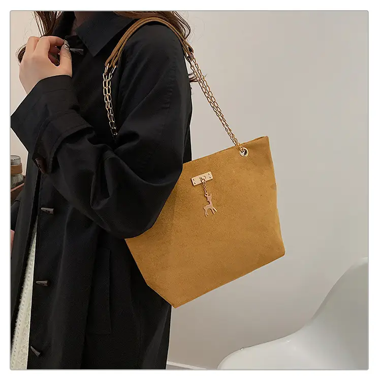 Vintage Chain Shoulder Bag Women 2024 Winter New Style — feature 36