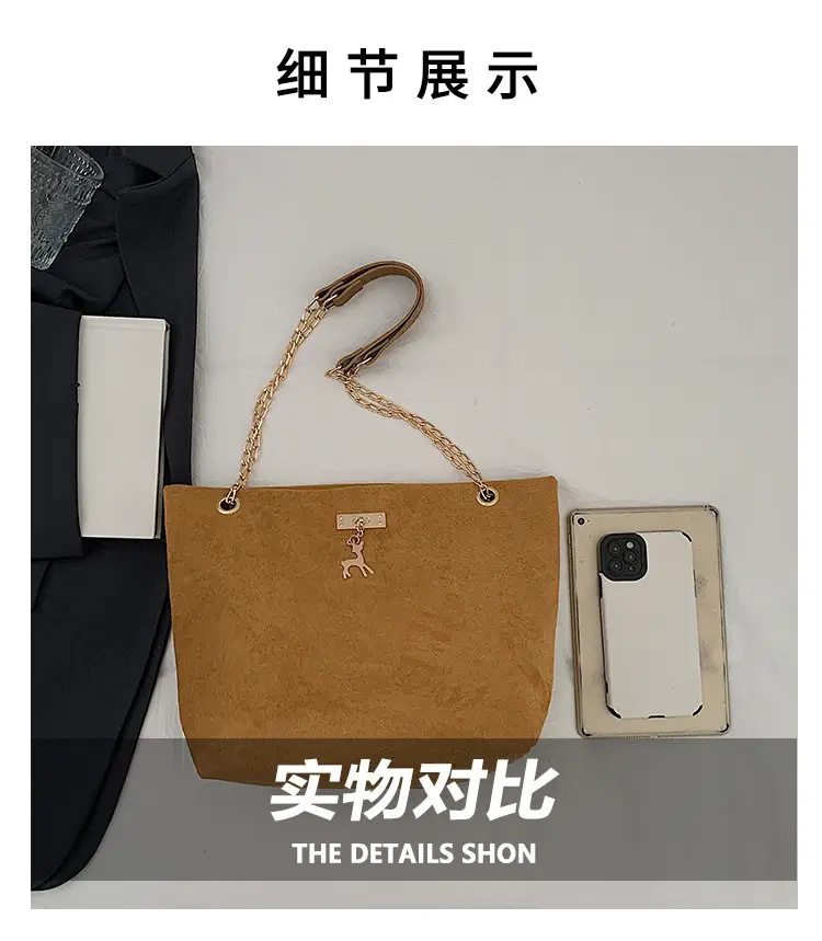 Vintage Chain Shoulder Bag Women 2024 Winter New Style — feature 5