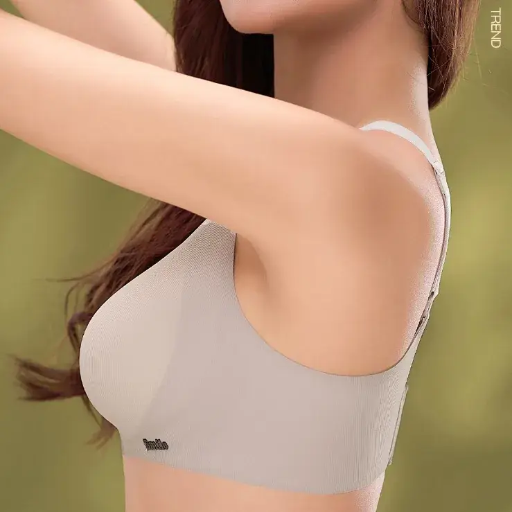 Women's Black 3D Jelly Anti-Sagging Bra Small - Image 12