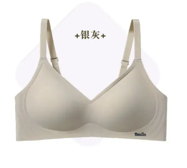 Women's Black 3D Jelly Anti-Sagging Bra Small - Image 3