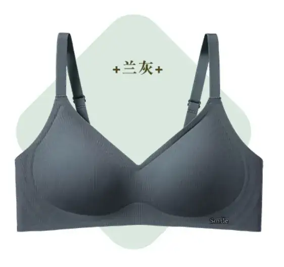Women's Black 3D Jelly Anti-Sagging Bra Small - Image 5