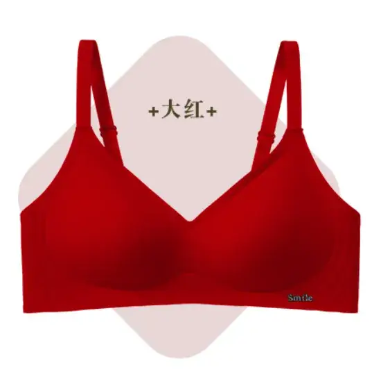 Women's Black 3D Jelly Anti-Sagging Bra Small - Image 7