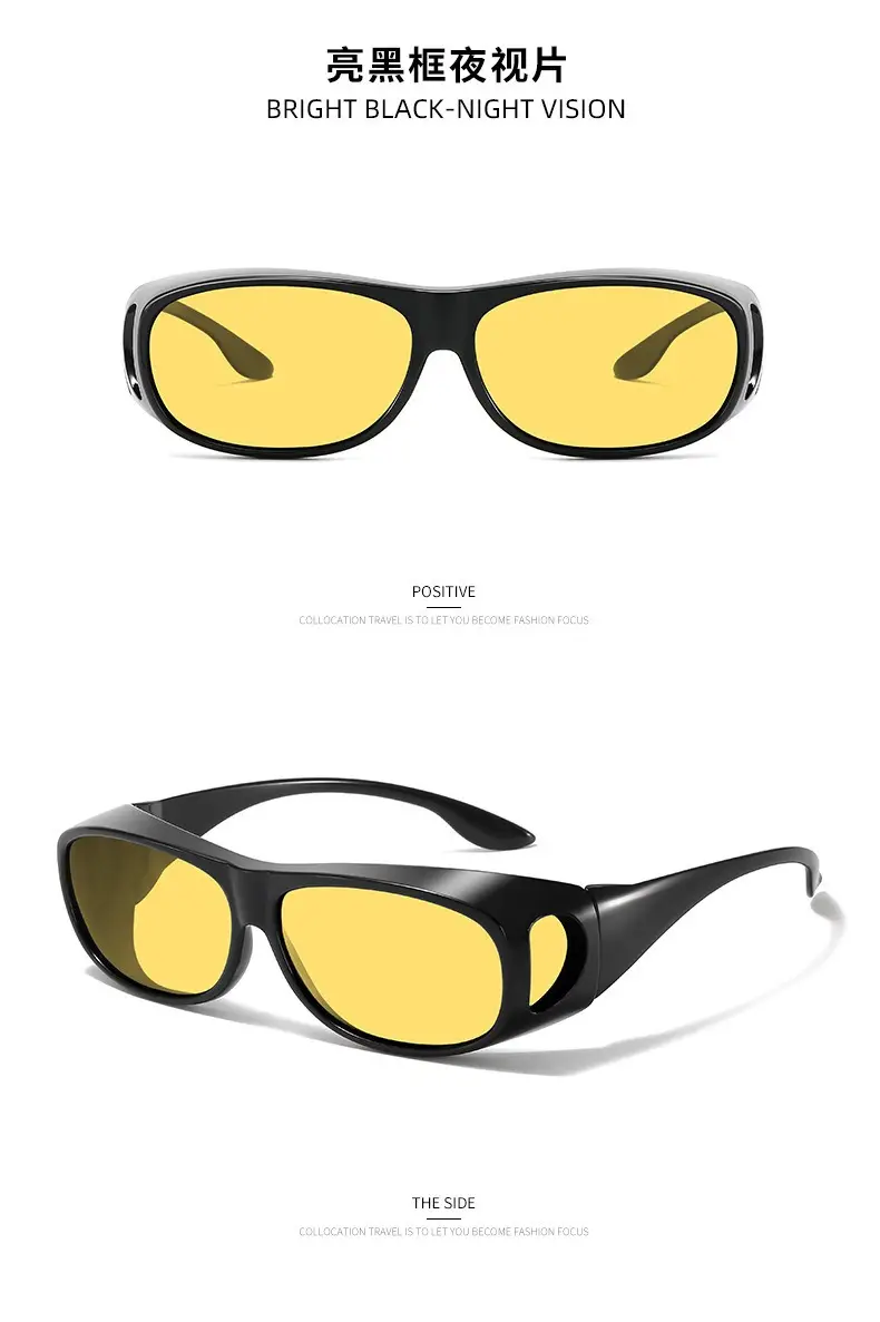 Anti-Glare UV400 Sunglasses Black Yellow — feature 18