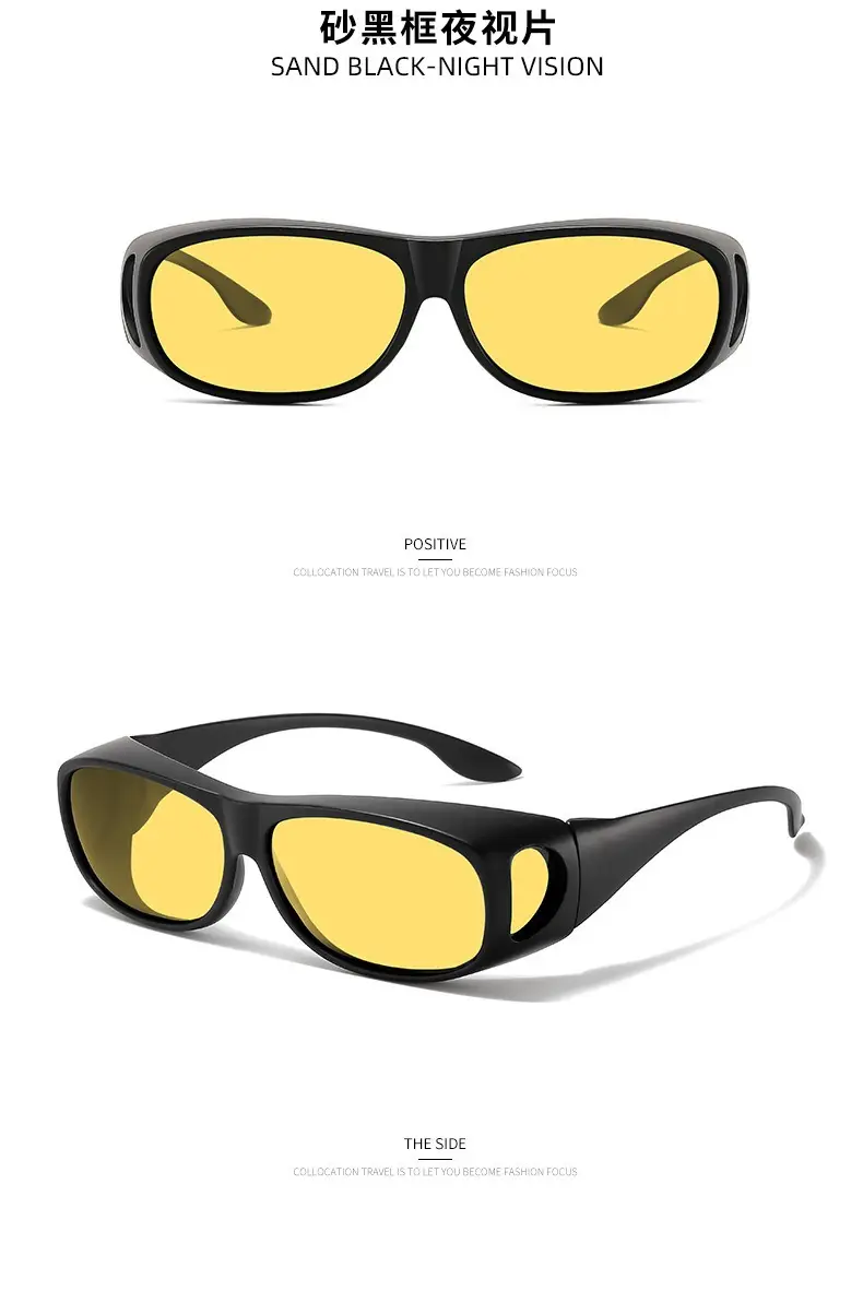 Anti-Glare UV400 Sunglasses Black Yellow — feature 19