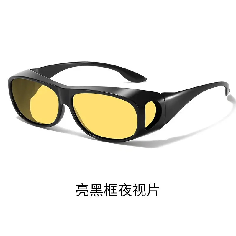 Anti-Glare UV400 Sunglasses Black Yellow - Image 2