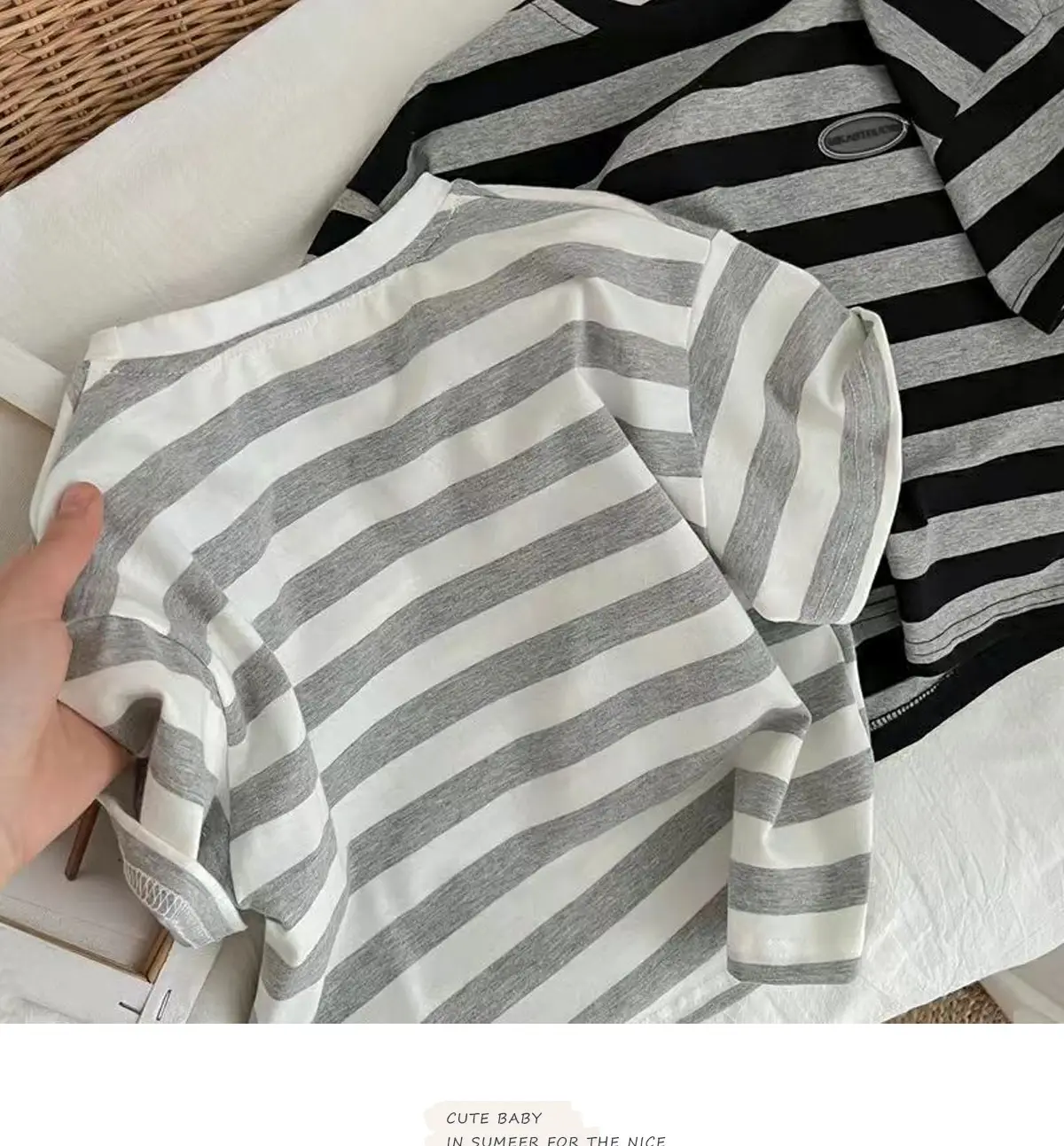Korean Style Striped T-Shirt for Girls 2026 — feature 11