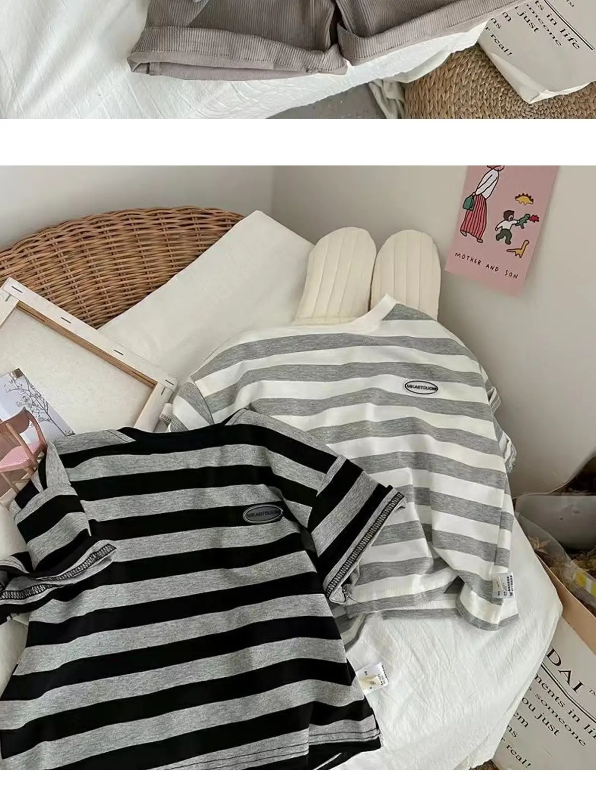Korean Style Striped T-Shirt for Girls 2026 — feature 14