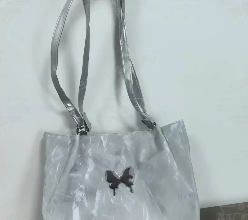 Women's Large Capacity Gentle Textile Bow Shoulder Bag — feature 1
