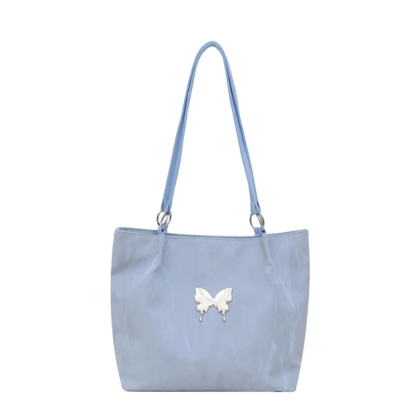 Women's Large Capacity Gentle Textile Bow Shoulder Bag - Image 2
