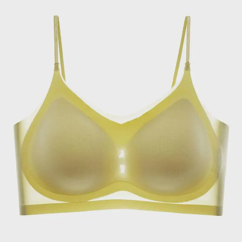 Summer Seamless Back Underwear Yellow Ultra-Thin No Steel Ring — feature 5