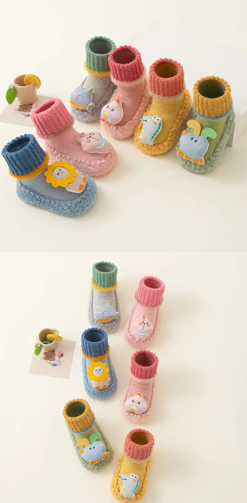 Baby Cartoon Doll Non-Slip Socks Winter Warm β feature 17