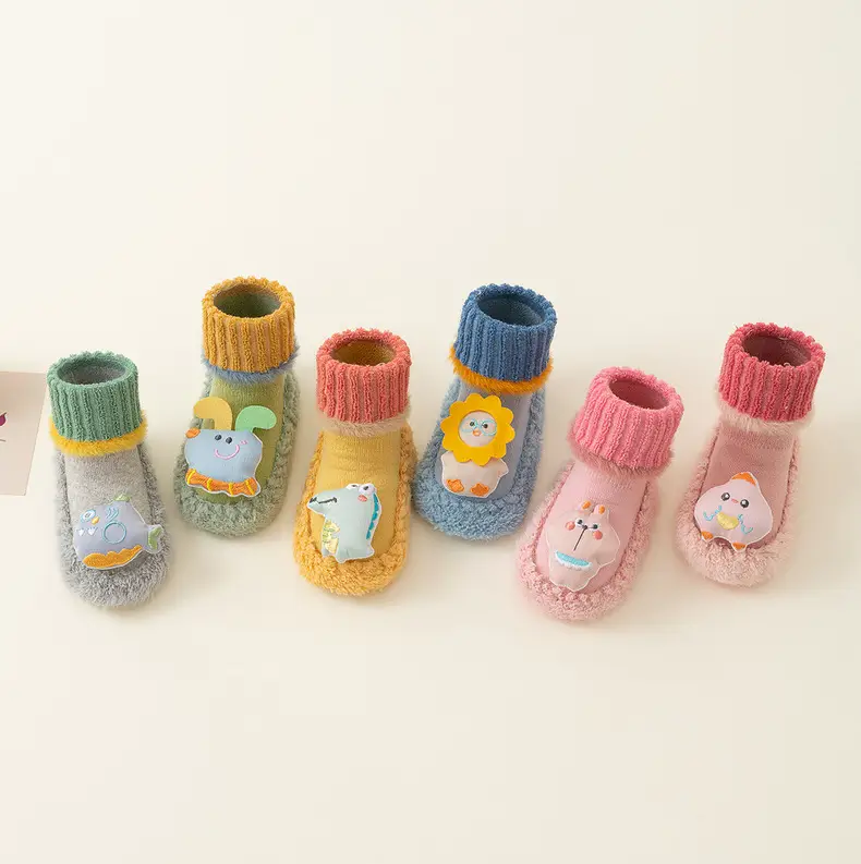 Baby Cartoon Doll Non-Slip Socks Winter Warm β feature 19
