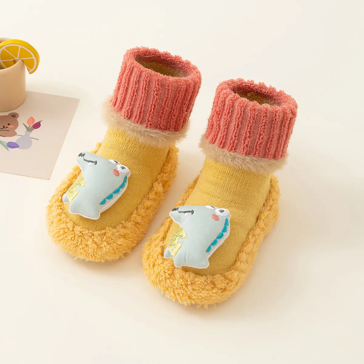 Baby Cartoon Doll Non-Slip Socks Winter Warm