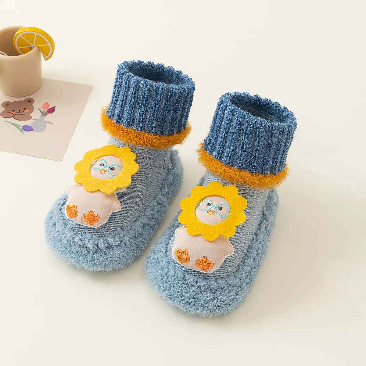 Baby Cartoon Doll Non-Slip Socks Winter Warm - Image 2