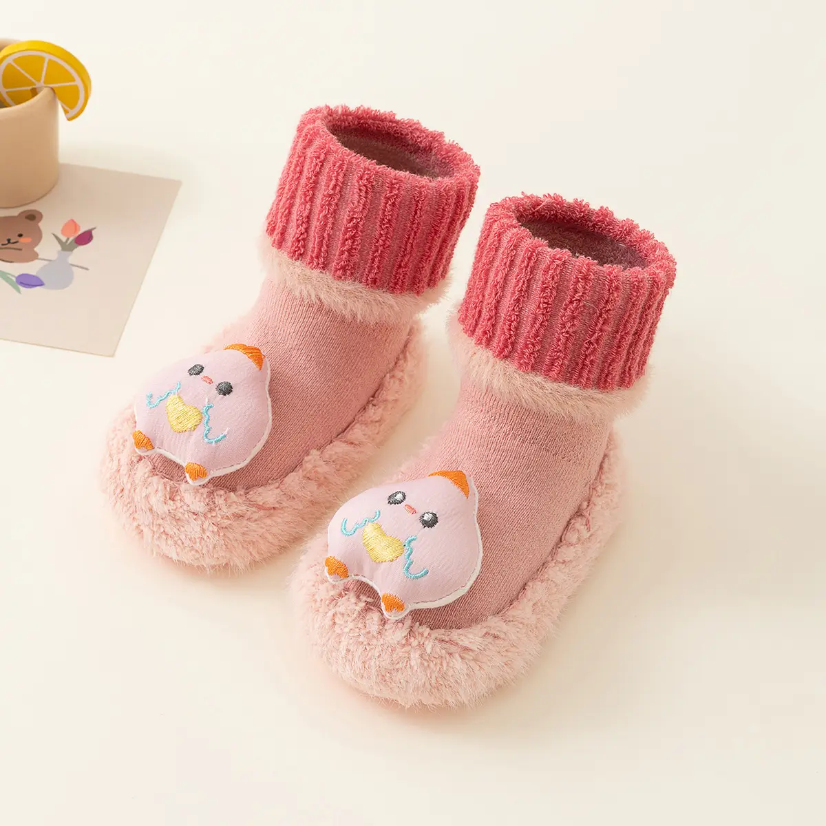 Baby Cartoon Doll Non-Slip Socks Winter Warm - Image 4