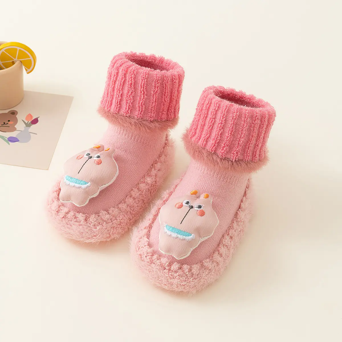 Baby Cartoon Doll Non-Slip Socks Winter Warm - Image 5