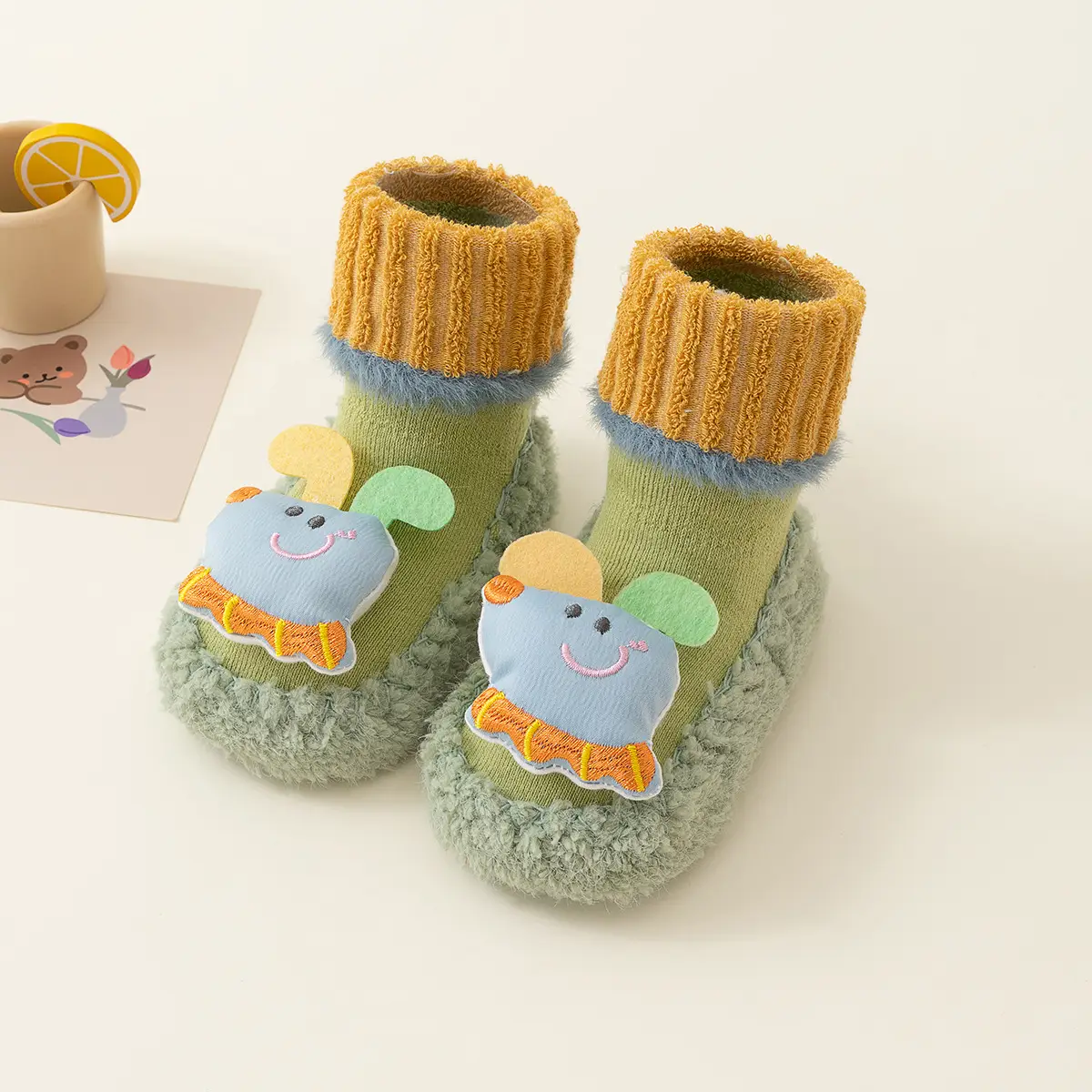 Baby Cartoon Doll Non-Slip Socks Winter Warm - Image 6