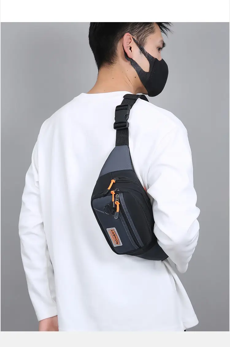 FASHION Waterproof Sports Waist Bag Black — feature 17