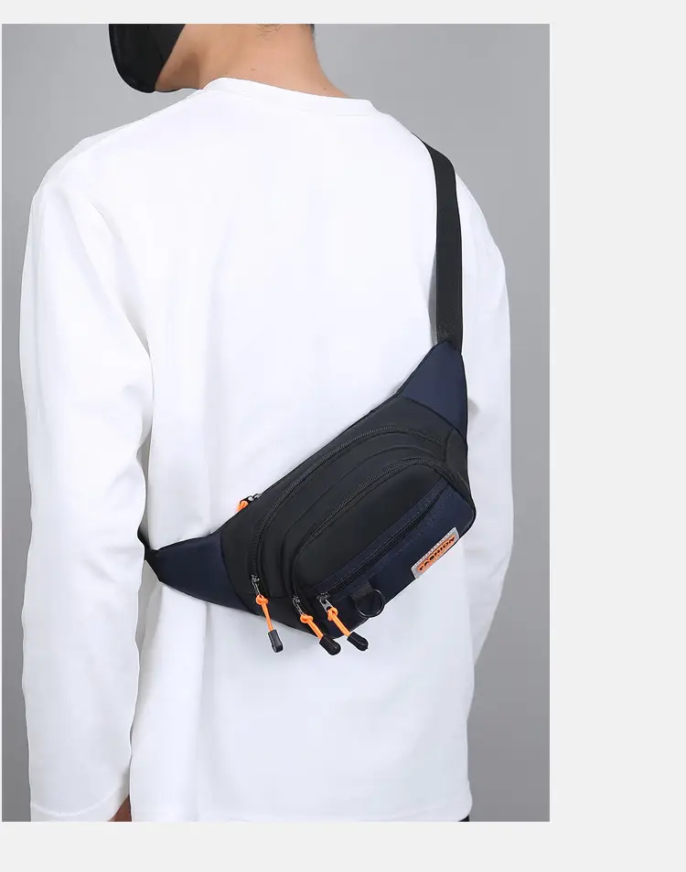 FASHION Waterproof Sports Waist Bag Black — feature 22