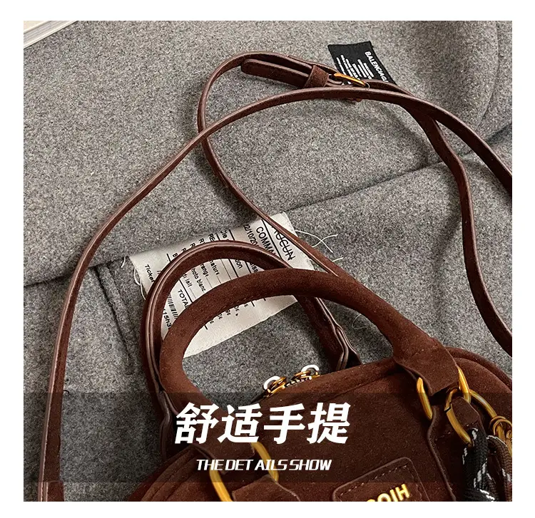 2024 Winter Women's Black Shoulder Bag with Crossbody Strap — feature 5
