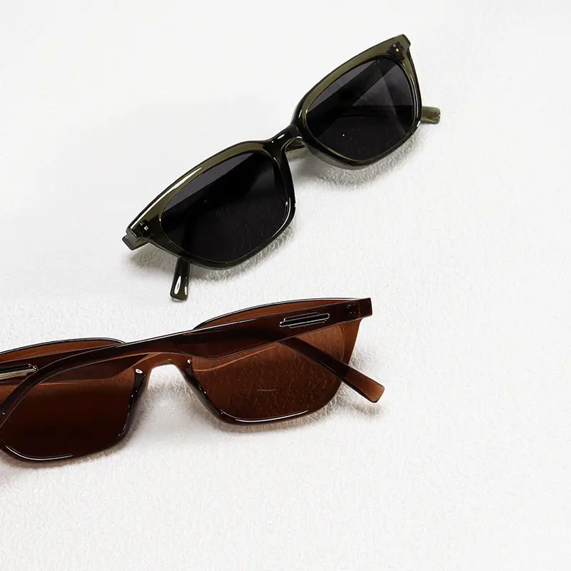 Women Anti-UV K-Style Sunglasses Black - Image 6
