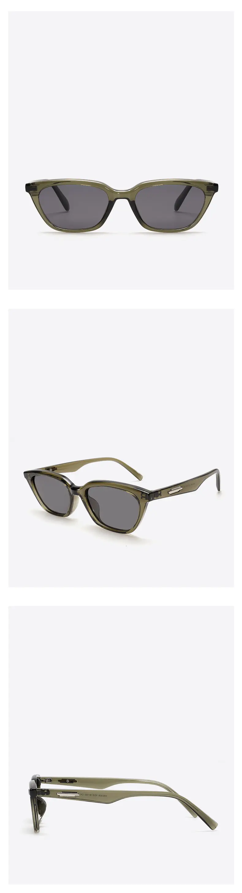 Women Anti-UV K-Style Sunglasses Black — feature 15