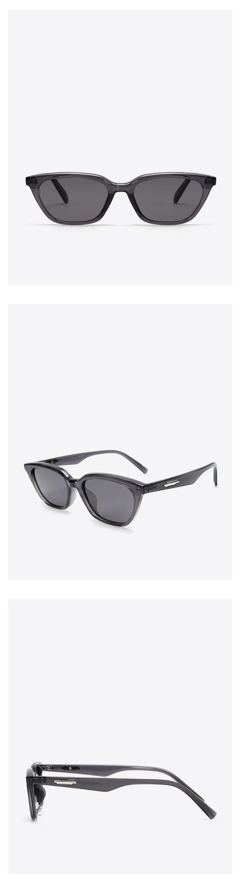 Women Anti-UV K-Style Sunglasses Black — feature 16