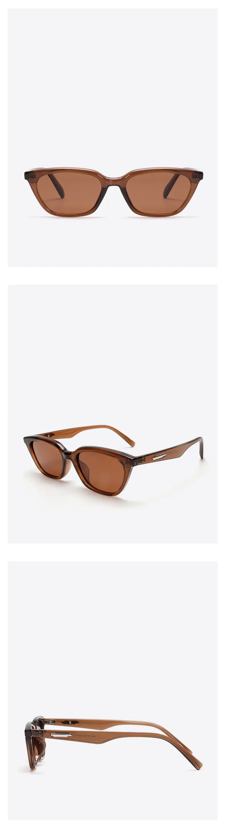 Women Anti-UV K-Style Sunglasses Black — feature 17