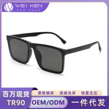 Women Anti-UV K-Style Sunglasses Black — feature 5