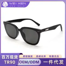 Women Anti-UV K-Style Sunglasses Black — feature 6
