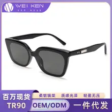 Women Anti-UV K-Style Sunglasses Black — feature 7