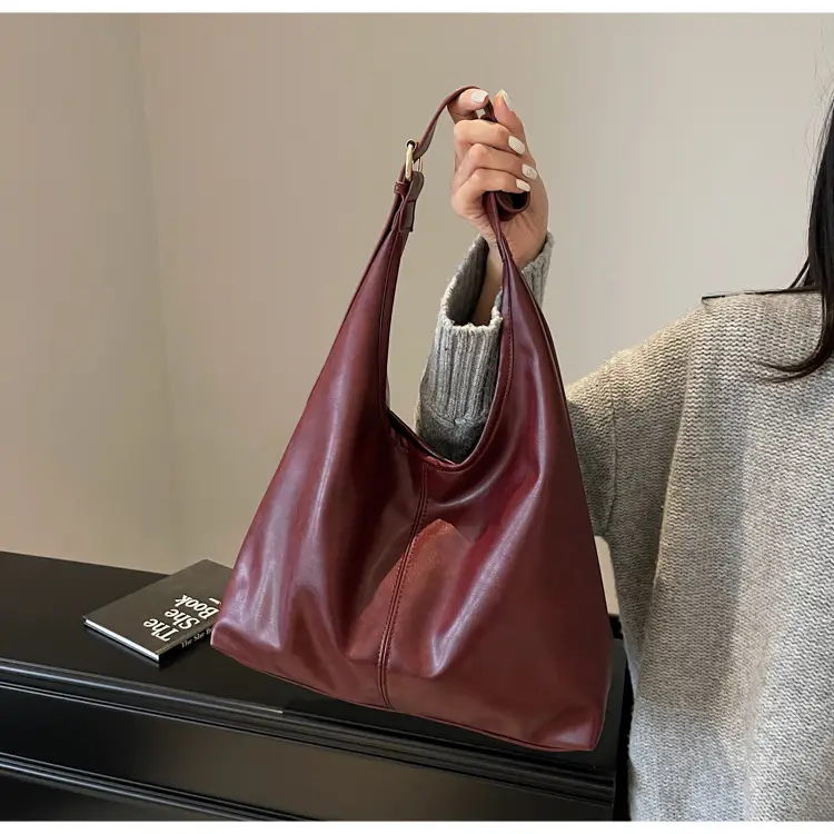 Brown Leather Shoulder Tote Bag for Women — feature 30