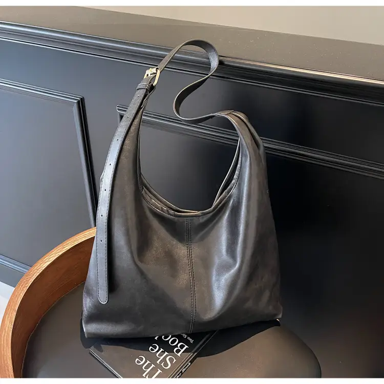 Brown Leather Shoulder Tote Bag for Women — feature 35